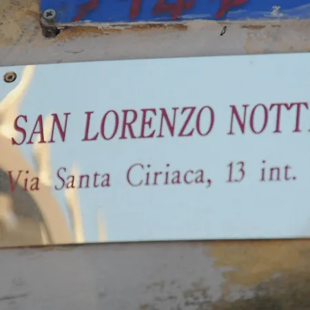 San Lorenzo Notte * Rome